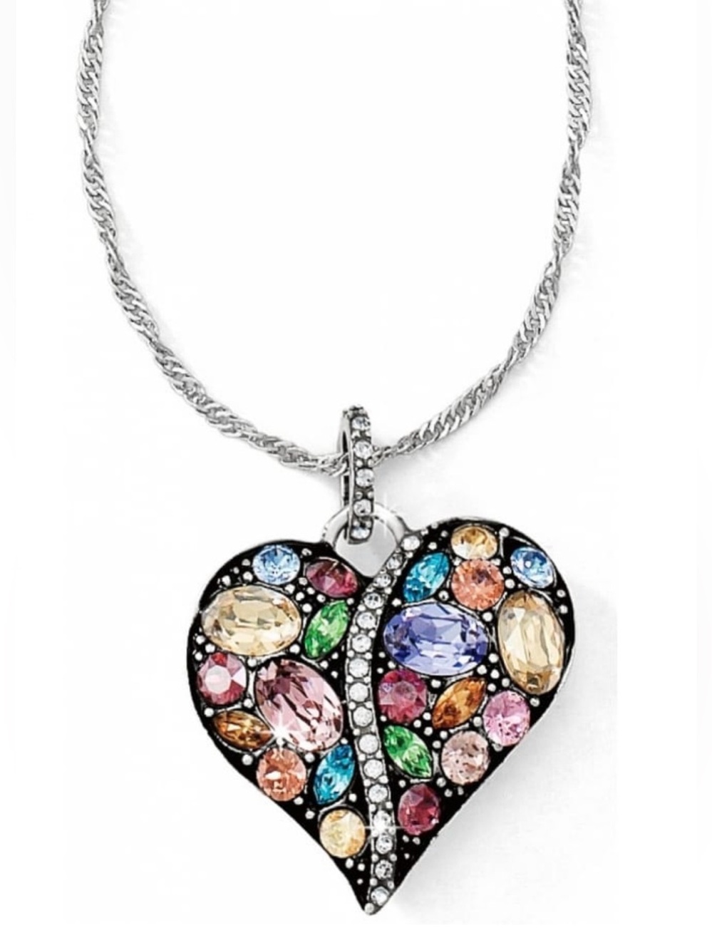 Brighton Trust Your Journey Heart Necklace